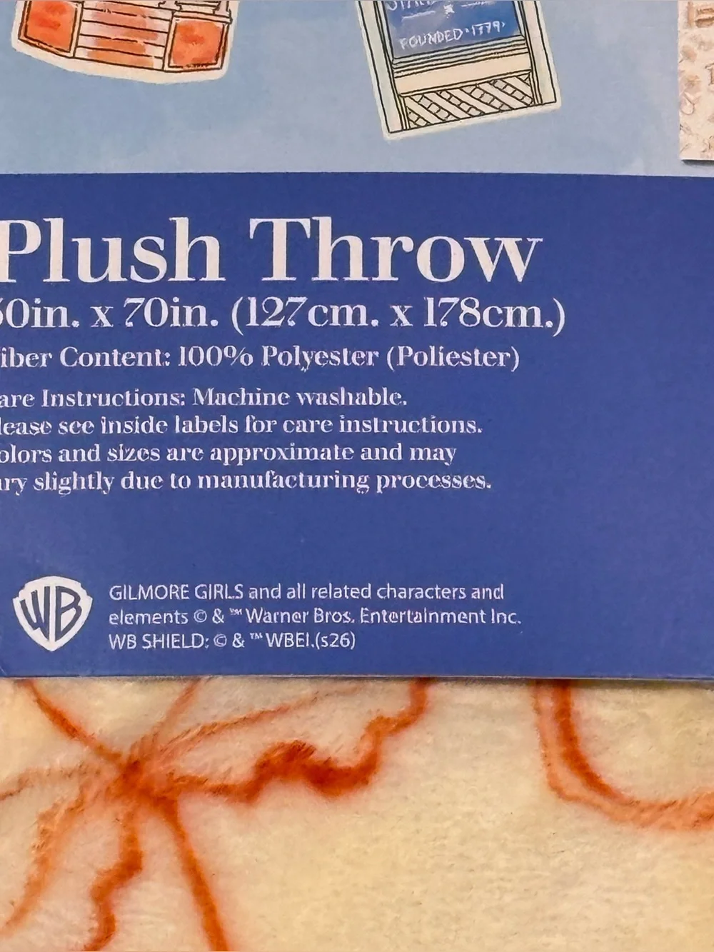 Gilmore Girls Super Soft Thick Large 50x70 in. Plush Throw Blanket